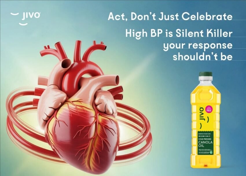 World Hypertension Day is a powerful reminder to take charge of your heart health. By monitoring your blood pressure, eating a balanced diet, and staying active, you can keep hypertension in check and enjoy a healthier life. Choosing Jivo Cold-Pressed Canola Oil, often recognized as one of the best cooking oils in India, is a simple yet impactful step—thanks to its heart-healthy fats, low saturated fat content, and nutrient-rich profile