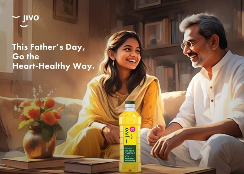 Healthy Father's Day with Jivo's best cold-pressed cooking oils in India
