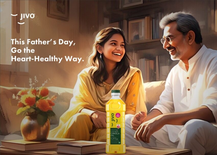 Healthy Father's Day with Jivvo's best cold-pressed cooking oils in India