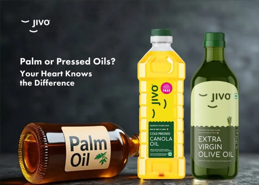 Why use unhealthy Palm oil when you have the best cold pressed oils in India by Jivo?