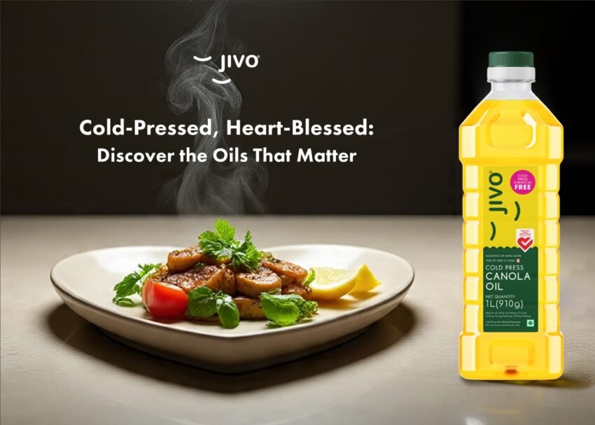 Best cooking oils in India - Jivo cold-pressed oils