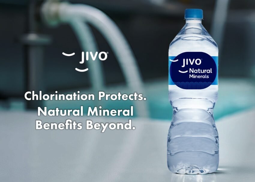 Chlorinated water vs. Jivo Natural MIneral Water - Best Mineral water in India