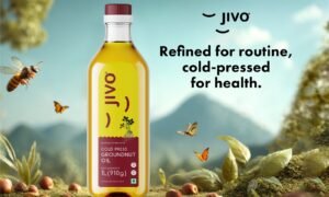 Best Groundnut Oil in India - Jivo Cold-Pressed Groundnut Oil for healthy cooking