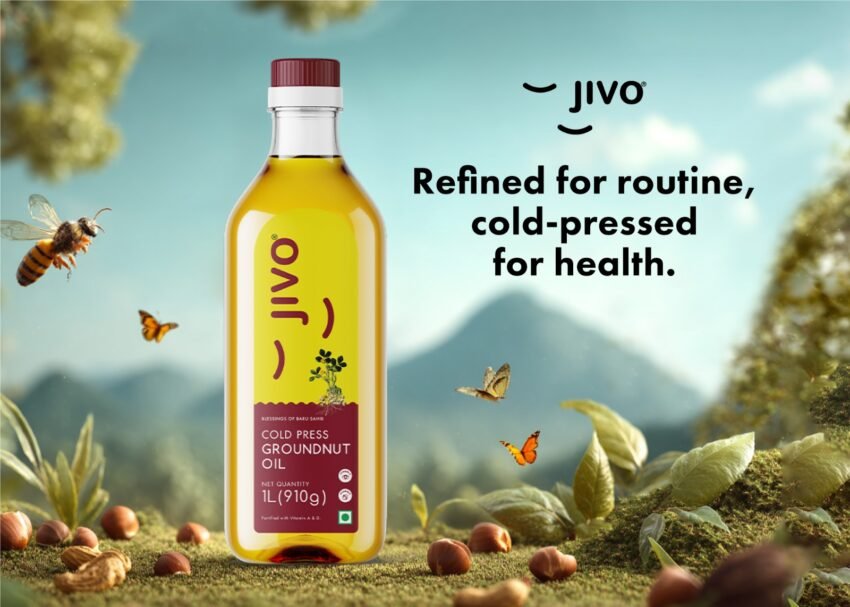 Best Groundnut Oil in India - Jivo Cold-Pressed Groundnut Oil for healthy cooking
