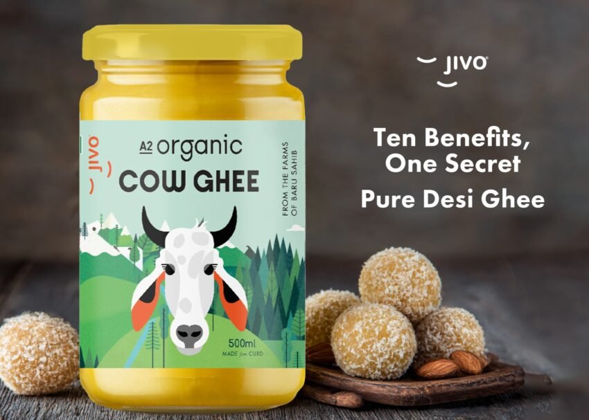 How Pure Ghee benefits health? Jivo's best ghee in India