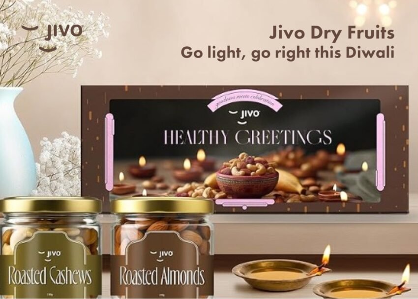 Best Diwali 2025 Gift - Jivo Dry Fruits. Healthy gifting option, replacing sugar-loaded sweets.