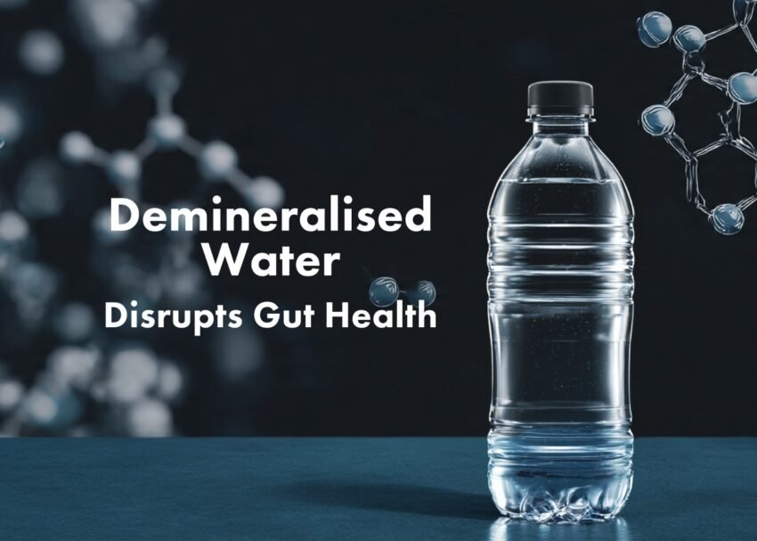 Choose Natural Mineral Water over demineralised water for effective digestion and gut health.