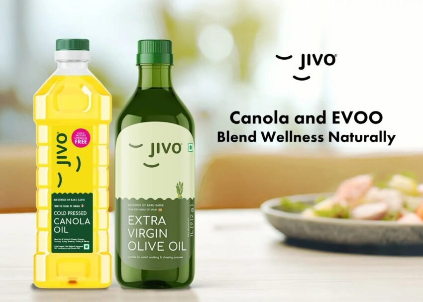 Canola and EVOO blend - best cooking oil blend in India for healthy cooking.