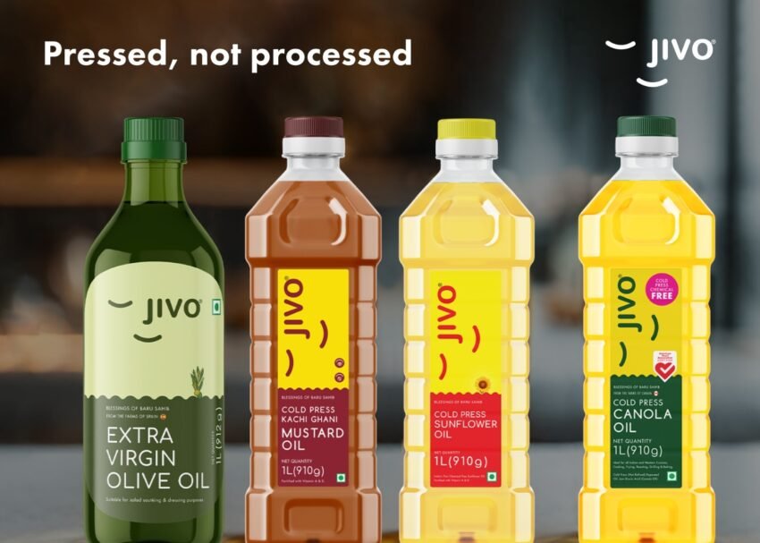 Best cold-pressed oil in India by Jivo for healthy cooking