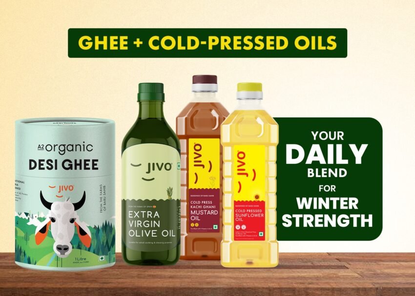 Top 4 best cold-pressed oils to blend with pure ghee this winter.