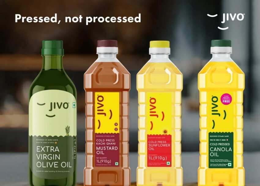 Best cold-pressed oil in India by Jivo for healthy cooking