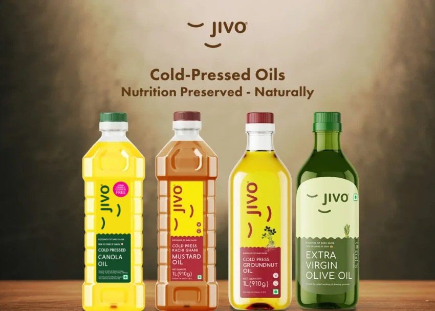 Best cold pressed oils in India by Jivo overall wellnes.