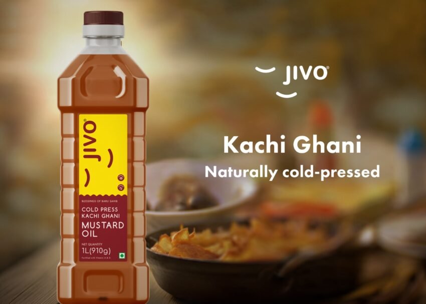 Try the best cold-pressed kachi ghani mustard oil from the popular cooking oil brand - Jivo for authentic taste and nutritional benefits.