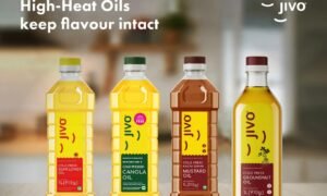 Healthy cold-pressed oils for high-heat cooking in India by Jivo.