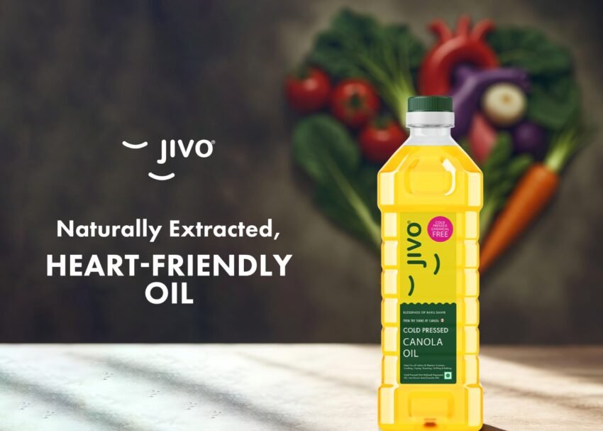 Best cold-pressed oil in India for heart health by Jivo