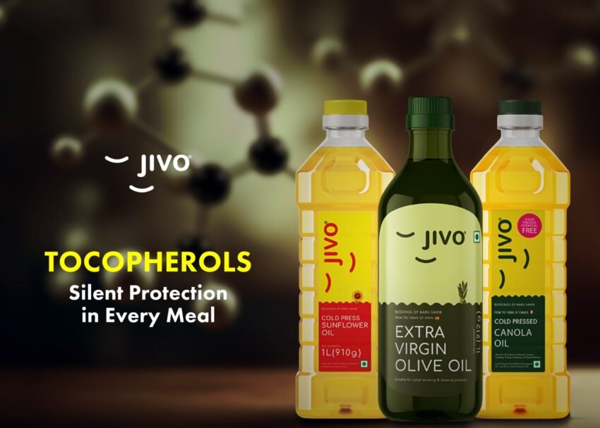 Try the best cold-pressed oil in India with tocopherols (vitamin E), beneficial against oxidative stress and inflammation.