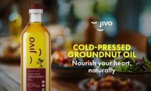 Best groundnut oil in India by Jivo for overall wellness.