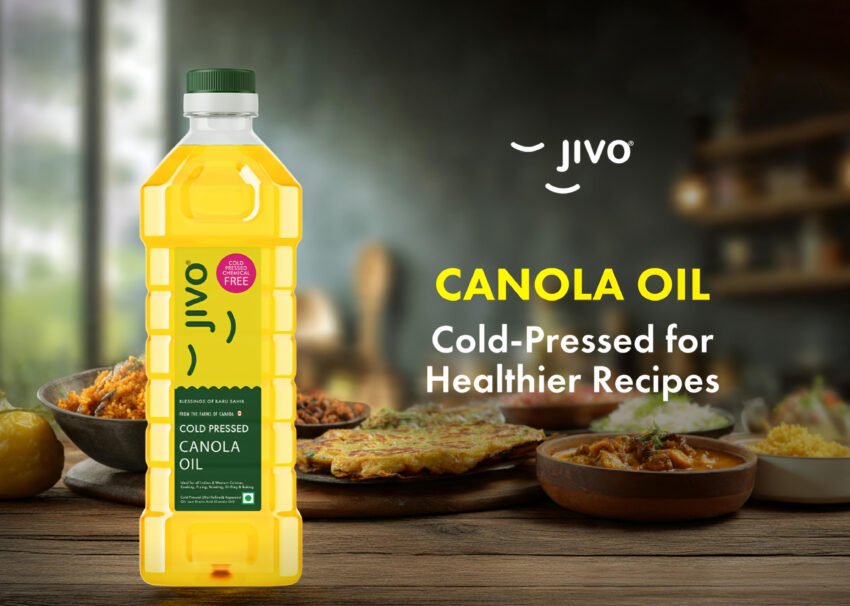 Best cold-pressed oil in India - Canola Oil, for preparing heart-friendly, healthy Indian meals.
