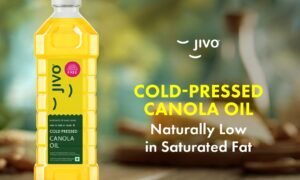 Best cooking oils for heart health in India with lowest saturated fat - Cold-Pressed Canola Oil