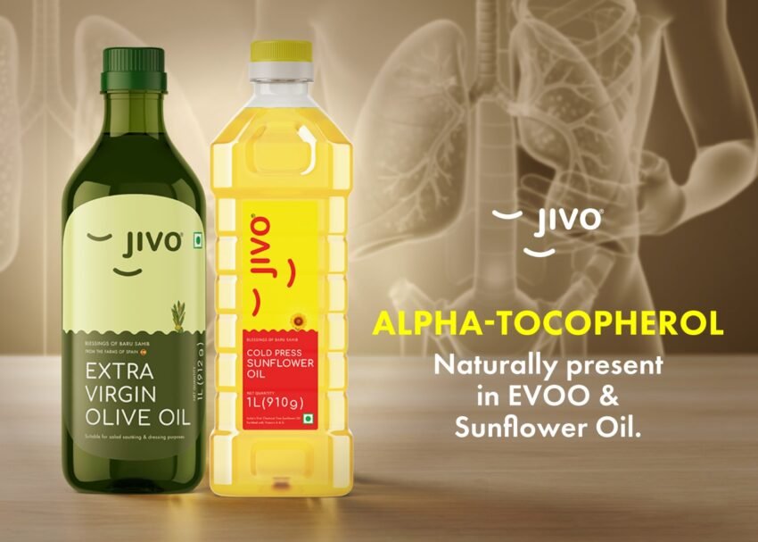 Best cooking oils in India, olive oil and sunflower oil with alpha-tocopherols for lung health
