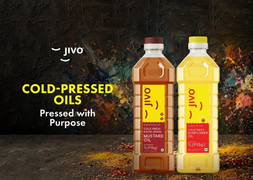 Best cold-pressed oils in India shown - Mustard and Sunflower Oil