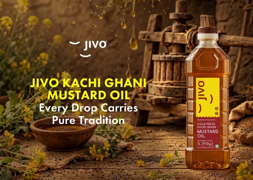 Buy best mustard oil in India fortified with vitamin A and D from Jivo.